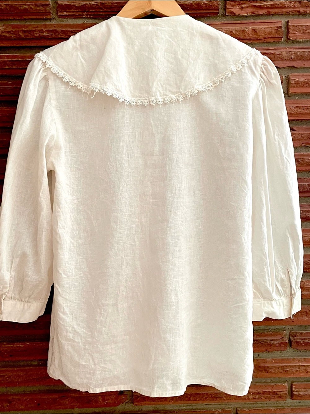 Vintage boho Natural fiber blouse - Picture 6 of 10
